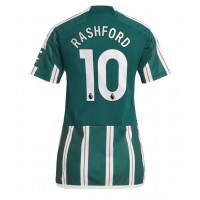 Manchester United Marcus Rashford #10 Bortatröja Kvinnor 2023-24 Korta ärmar